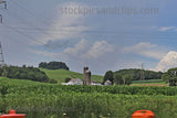 Countryside Scene Roadside Farm