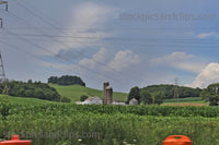 Countryside Scene Roadside Farm