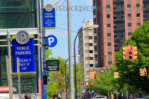 Ann Arbor Michigan College Town 420 Parking Spaces