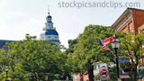 Annapolis, Maryland Main Street Francis St. Sign