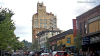 Asheville NC Downtown Tourists