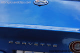 Blue Corvette Backside