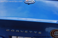 Blue Corvette Backside