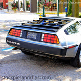 Car DeLorean Brushed Silver