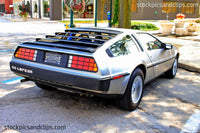 Car DeLorean Brushed Silver