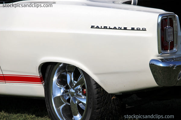 Car Fairlane 500 White