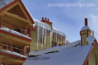 Colorado Icicles and Snow