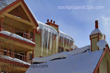 Colorado Icicles and Snow