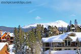 Colorado Breckenridge Sunny & Snow on the Rooftops