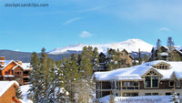 Colorado Breckenridge Sunny & Snow on the Rooftops