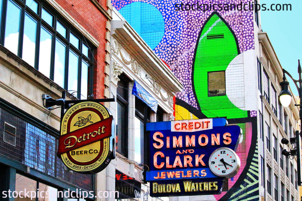 Detroit City Colorful