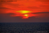 Florida Sunset Over the Gulf of Mexico Dark Water