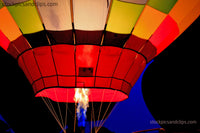 Hot Air Balloon Fire Blue Flame