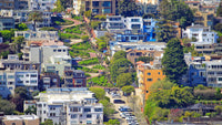 Lombard Street San Francisco California View from Coit Tower