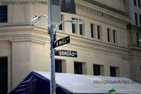 NYC Wall Street & Broad Sign