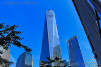 NYC One World Trade Center Blue Sky
