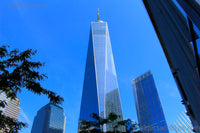 NYC One World Trade Center Blue Sky