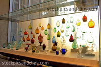 NYC The MET Colored Glass Display