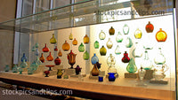 NYC The MET Colored Glass Display