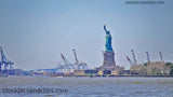 NY Statue of Liberty against Blue Sky May 2019