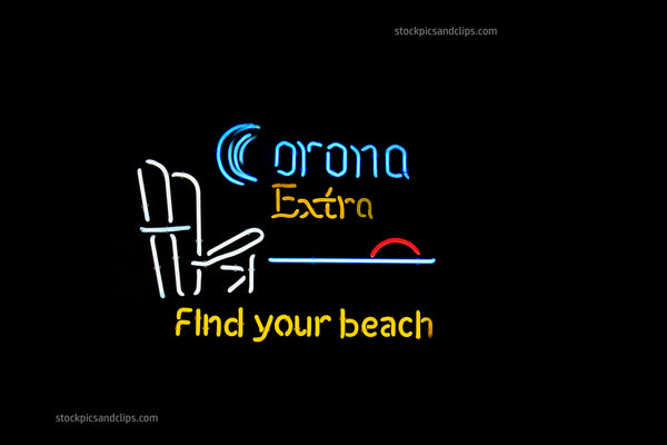 Neon Corona Sign November 2018