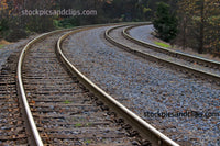 Raleigh Railroad Tracks No Train