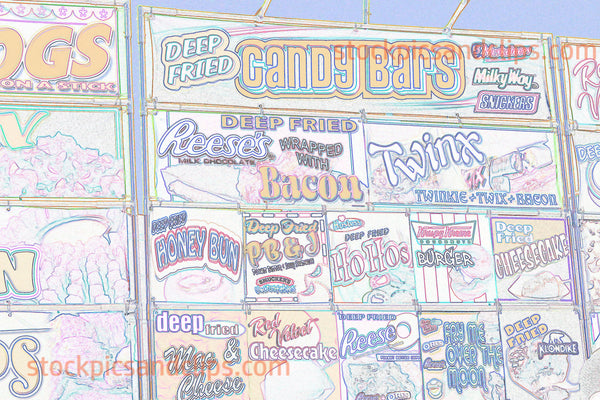 Fair Food Banner (digital drawing)