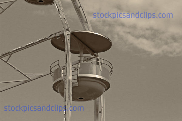 Car of the Ferris Wheel (sepia)