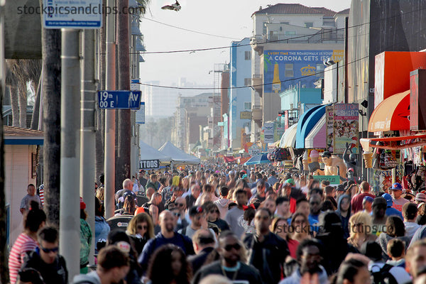 Venice Beach California SoCal Strand Tourists