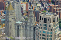 View from One WTC's Observatory U.S. Federal Courthouse, DCAS, NYC