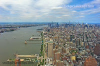 View from One World Trade Center's Observatory The Hudson NYC