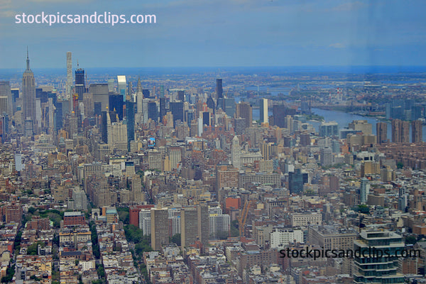 View from One World Trade Center's Observatory The City