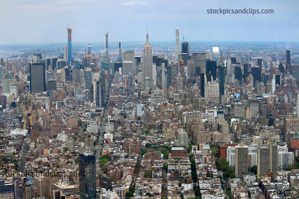 View of Empire State Building from One WTC Observatory