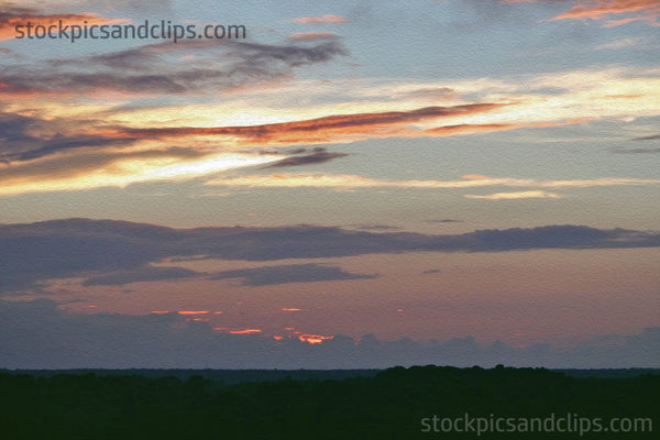 Water Color Sky