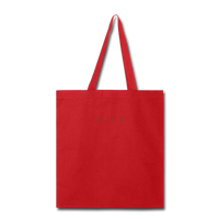 Tote Bag "WILD" 15.5"x14.5" - red