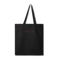 Tote Bag "WILD" 15.5"x14.5" - black