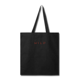 Tote Bag "WILD" 15.5"x14.5" - black