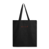 Tote Bag "WILD" 15.5"x14.5" - black