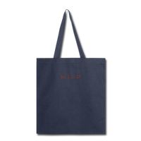 Tote Bag "WILD" 15.5"x14.5" - navy