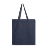 Tote Bag "WILD" 15.5"x14.5" - navy