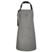 Artisan Apron, Custom - gray/black