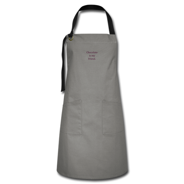 Artisan Apron, Custom - gray/black